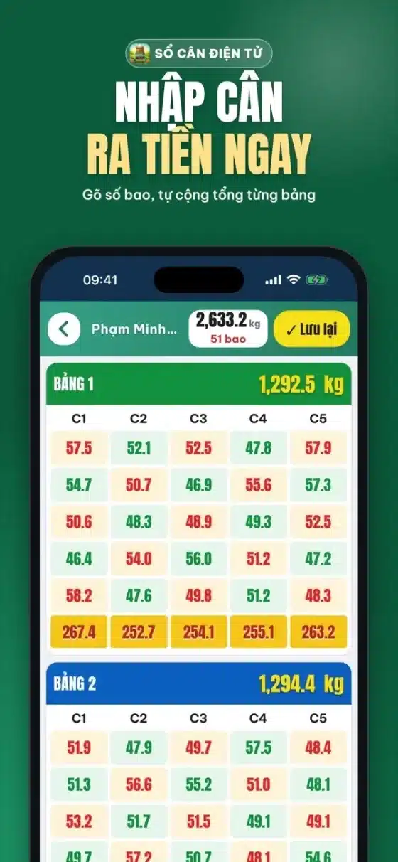 Phần Mềm Đọc Dữ Liệu Weight Indicator: 6 Bước Chính Xác - Cân điện tử Hoàng Gia | Uy tín 10+ năm, Uy Tín, Giá Tốt Màn hình app Sổ Cân Điện Tử nhận số kg từ đầu cân qua Bluetooth
